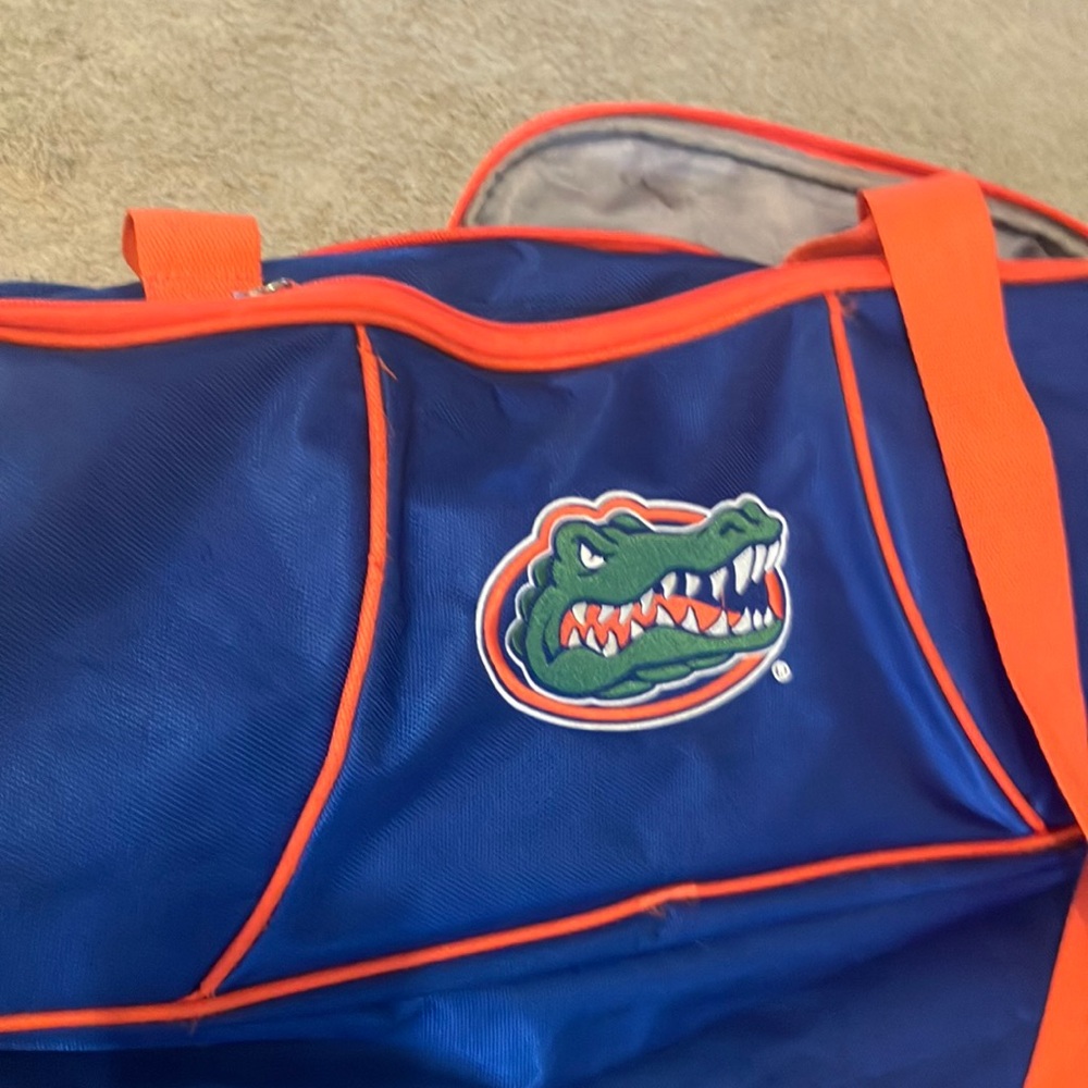 Florida gator bag only has one stain and name on it